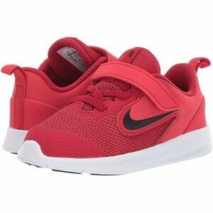 Nike Downshifter 9 (TDV) Toddler Shoes | Red and Black